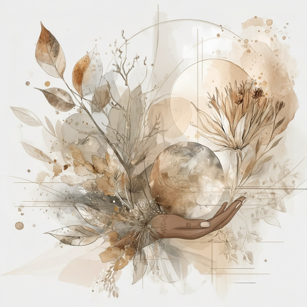 Diagram showing bioclimatic design principles: sun path, ventilation, and thermal mass